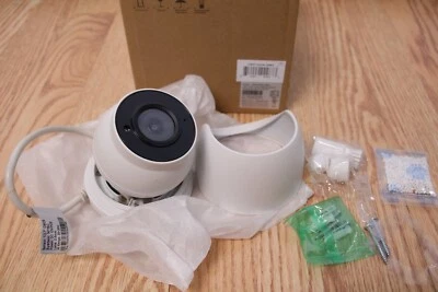 12v poe 4MP H.265+ 2.8mm Wide Angle Lens 100ft Turret IP Network Dome Camera - Image 1 of 4