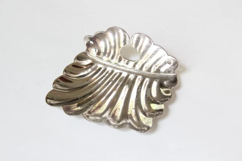 antique bathroom kitchen soap holder | vtg deco victorian bath nickel clamshell Cover