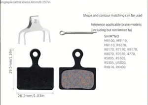 Disk Brake Pads TP-01G for Shimano and other brands - Picture 1 of 3