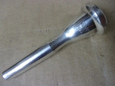 Винтажный 7 М Серебряный Профессиональный Труба Мундштук Рог Группа Концерт 1950-е 1960-е Оригинал  - Изображение 1 из 4