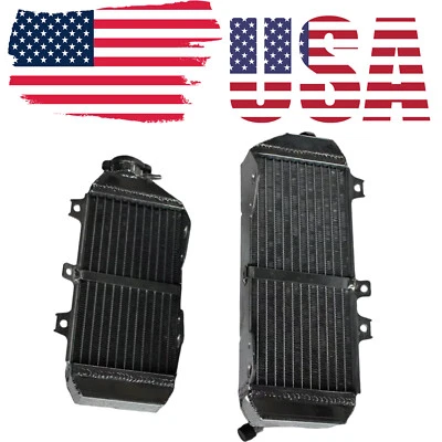Radiadores aptos para Kawasaki KX250F KXF250 2017 2018 2019 2020 radiador de aluminio Foto 1 de 4