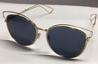 CHRISTIAN DIOR SIDERAL 2 ROSE GOLD/BLUE  SUNGLASSES AUTHENTIC