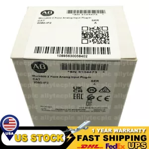1 pieza nuevo AB 2080-IF2 Allen-Bradley Micro800 2 puntos entrada analógica enchufable 2080IF2! - Imagen 1 de 4