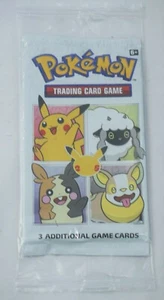 PACCHETTI 3 CARTE SIGILLATI 25° Anniversario General Mills Pokemon Cereal! - Foto 1 di 2