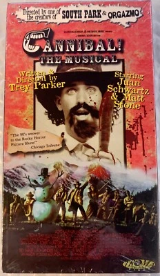 Cannibal! The Musical VHS,1998 Rare Troma- Trey Parker, Matt Stone New Sealed - Image 1 of 4