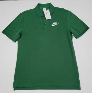 Nike Sportswear Men's Athletic Green Short Sleeve Matchup Pique Polo 909746-323 - Picture 1 of 7