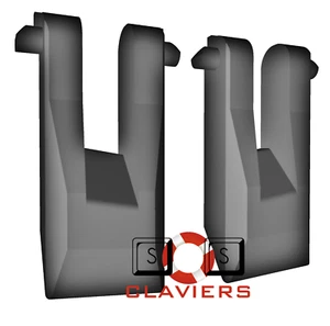 Alienware Tactx KG900 Keyboard Spare Replacement Tilt Leg Stand Foot Feet Set - Picture 1 of 3