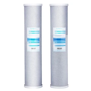 Geekpure Carbon Block Whole House Replacemen Water Filter 20" x 4.5" 5Mic Pack 2 - Picture 1 of 7