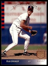 1993 SP #27 Russ Springer California Angels