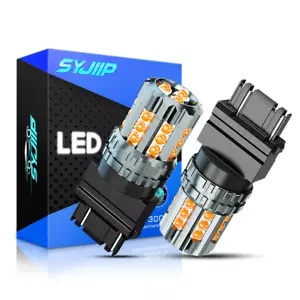 For Dodge Ram 2500 1994-2013 Switchback 3157 LED Front Turn Signal Blinker Bulbs - Bild 1 von 13