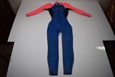 Wet Suit VTG 80s Body Glove Blue and Pink  Full Wet Suit Size XS/S Real Barbie