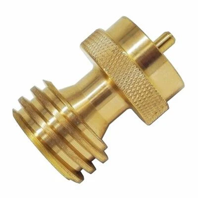 Adaptador de recarga de tanque de propano convertidor de parrilla de gas botella pequeña desechable de 1 lb Foto 1 de 3