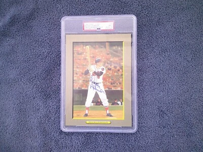 1988 PEREZ-STEELE SIGNED BROOKS ROBINSON GREAT MOMENTS POSTCARD PSA/DNA COA - Image 1 of 3