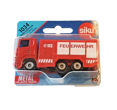 ✅  siku 1034 * Scania Feuerwehr Tanklöschfahrzeug von 2020 in OVP * MOC - Bild 1 von 4