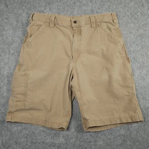 Carhartt Utility Arbeitsshorts Herren 36 (passt 34) Canvas khaki robust Hammerschlaufe - Bild 1 von 13