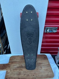 Penny Board 27 x 7,5 Blue Deck Red Wheels Made In Australia Skateboard - Bild 1 von 9