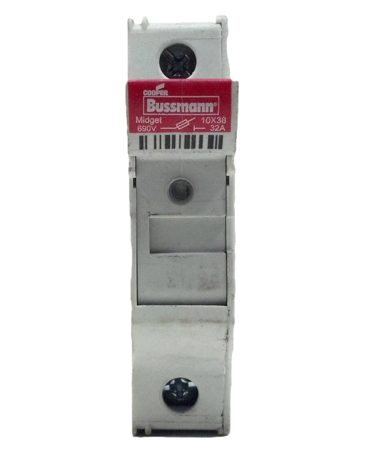 Cooper Bussmann CHM1DIU 30 A 600 V 10X38 Midget Fuse Holder w/ Indicator Light - Image 1 of 4