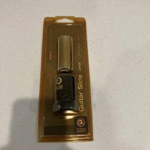 D'Addario Planet Waves Slide per chitarra in acciaio inox cromato grande con custodia - Foto 1 di 7