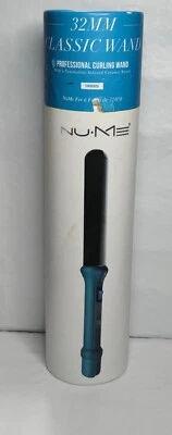 NuMe Clasic Wand Professional Curling Wand 32mm Turquoise  - Image 1 of 4