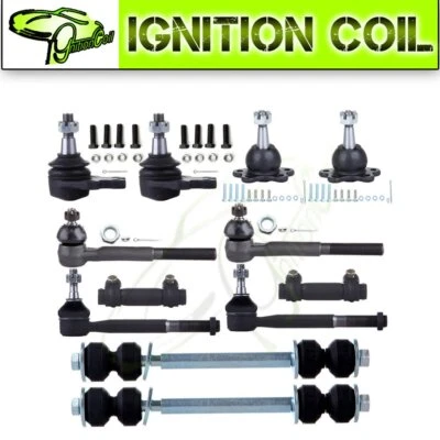 Complete 12 Steering Front Tie Rod Sway Bar Kit For 1992-1999 GMC K1500 Suburban - Image 1 of 4
