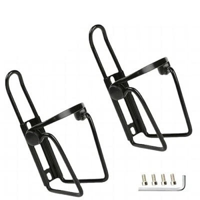 2 Packs Bike Water Bottle Cages Bicycle Lightweight Aluminum Alloy Bottle Holder - Image 1 of 4