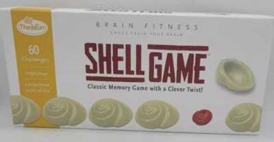 Shell Game ThinkFun Brain Training Memory Improvement Logic Puzzle Brainteaser - Image 1 of 2