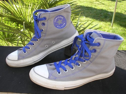 Originali Converse Chucks sneaker HI taglia 40 grigio blu perfette!!!