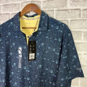 Walter Hagen Dense Desert Convo All Over Print Performance Golf Polo Mens Medium - Picture 1 of 8