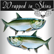 Fish Stickers Tarpon Fish Decals Vinyl Graphic Decals Indoor Outdoor AFP-0083
