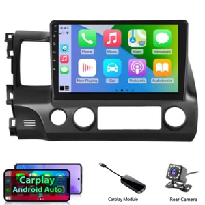 10.1" Apple Carplay Android 10.1 Car GPS Radio For Honda Civic 2006-2011 +Camera - Bild 1 von 12
