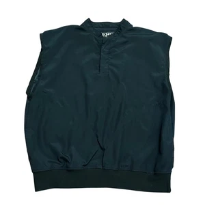 Zero Restriction Golf Outerwear Black Vest Mens L Snap Front Windbreaker - Picture 1 of 7