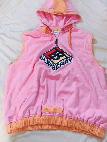 Burberry Felpa con Cappuccio Senza Maniche Uomo Moda dal Giappone