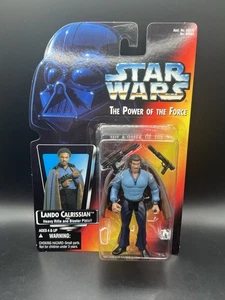 Star Wars Power of the Force POTF Red Card Lando Calrissian Action Figure MOC - Picture 1 of 2