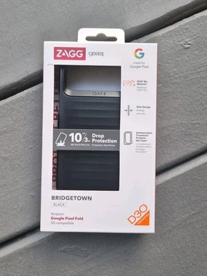 ZAGG Gear4 Bridgetown Case for Google Pixel Fold (2023) Smartphone - Black - Image 1 of 3