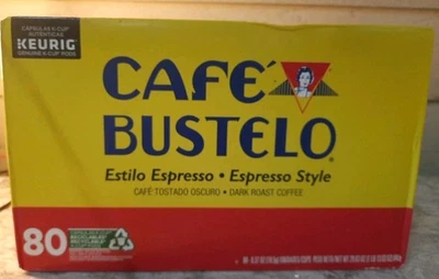 Café Bustelo Coffee Espresso Style K-Cups, Dark Roast (80 ct.)"FREE SHIPPING " - Image 1 of 2