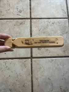 Vintage Wooden 8" Train Whistle Sounds Great! USA Thomas The Tank 1997 - Picture 1 of 4
