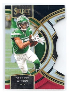 2023 Panini Select #115 Garrett Wilson Black and Red Prizms Die Cuts - Picture 1 of 2