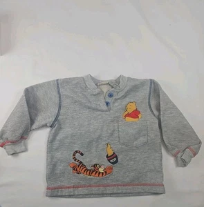 Vintage 90s Y2k Embroidered Winnie The Pooh Tigger Toddler Sweater 3t - Picture 1 of 8