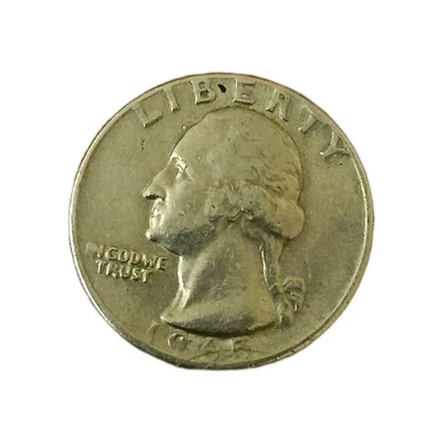 Rare 1965 Liberty Washington Quarter No Mint Mark And Rim Error - Image 1 of 4