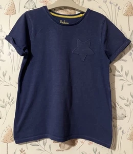 Boys Age 11-12 Years - Boden Navy Star Pocket T Shirt - Picture 1 of 3