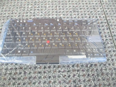 Teclado hebreo IBM original Lenovo 42T3221 para ThinkPad T61 R61 R60 Z61 Foto 1 de 4