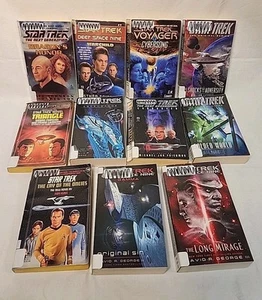 Star Trek PB/ Novels~Deep Space Nine, Voyager, Original Ser & Next Gen~11 books - Picture 1 of 6