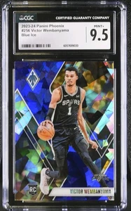 2023-24 Panini Phoenix - Rookies Victor Wembanyama #256 Blue Ice (RC) - Picture 1 of 2