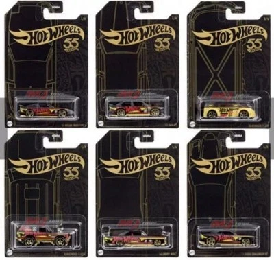 2023 Hot Wheels 55th Anniversary * pearl and Chrome * complete 6 car set - Image 1 of 4