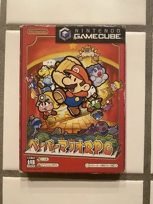 Paper Mario RPG Nintendo GameCube CIB Thousand Year Door Japan Import US Seller - Image 1 of 4