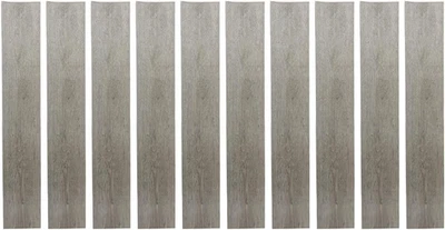 Виниловая напольная плитка Peel and Stick, самоклеящаяся деревянная доска, упаковка 10 шт. (15 квадратных Fe) - Изображение 1 из 4