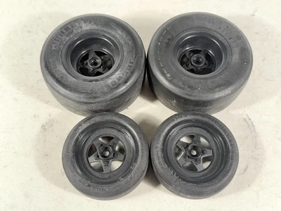 4x Jconcepts Hotties 3194 3193 1/10 Short Course DRAG Front Rear Tires 12mm Losi - Image 1 of 4