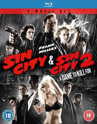 Sin City 1-2 (Blu-ray) (UK IMPORT) Foto 1 de 3