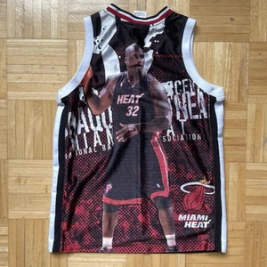 Miami Heat Shaquille O’Neal Shaq Photo Back Throwback Jersey Size Youth 10/12 - Picture 1 of 7
