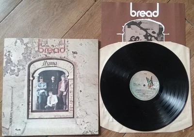 BREAD MANNA - ORIGINAL UK ELEKTRA 12" VINYL LP WITH INSERT - Image 1 of 3